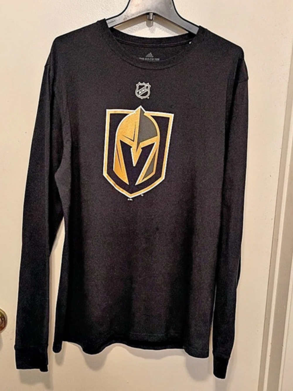 adidas The Go-To Tee Vegas Golden Knights Fleury 29 Black Large Like New